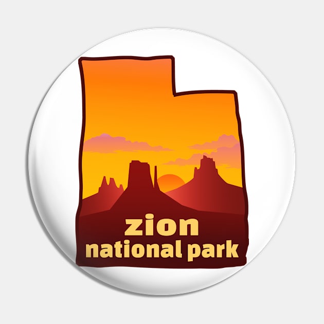 Zion National Park Utah Pin by TravelTime