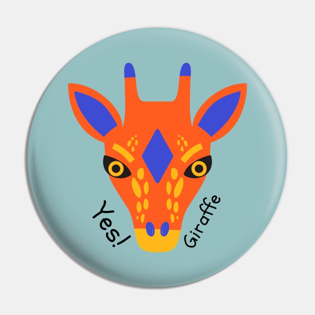 yes giraffe Pin by EsChainarongShop