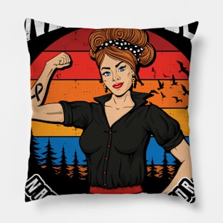 Unbreakable Narcolepsy Warrior Pillow