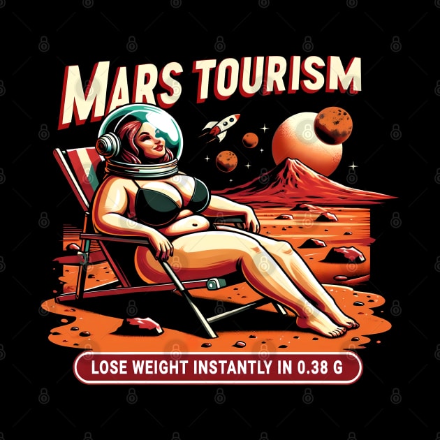 Mars Tourism - vintage by Neon Galaxia