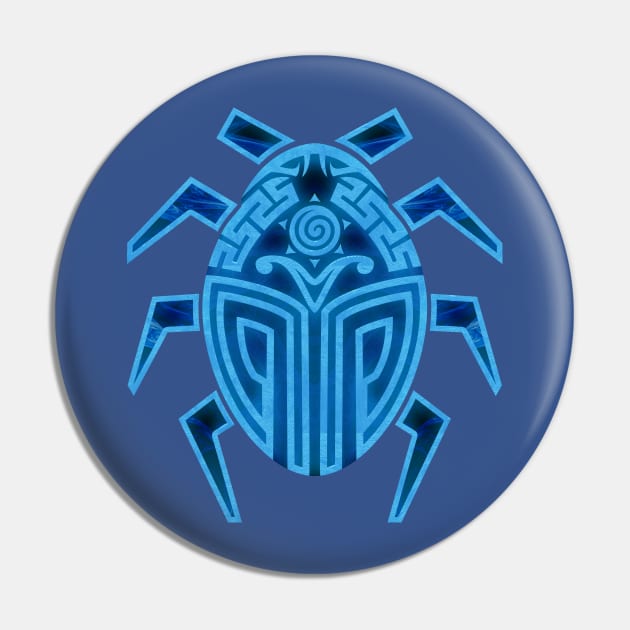 Blue Beetle Pin by Ryan