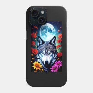 Tribal Wolf Phone Case