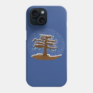 Snow globe tree Phone Case