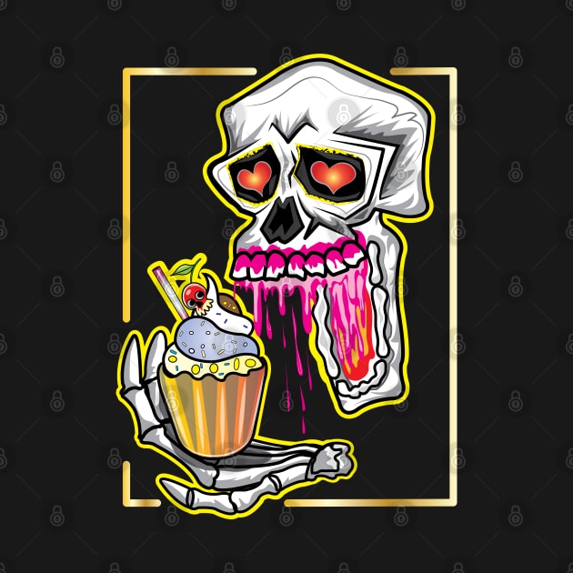 you can call me cupcake Skull by ArticArtac