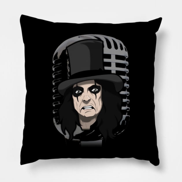 Alice Cooper Pillow by EnegDesign