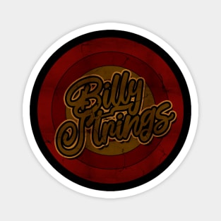 Circle Retro Billy Strings Magnet