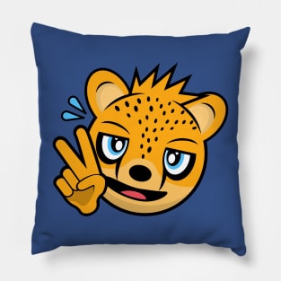 Peace Cheetah William Pillow