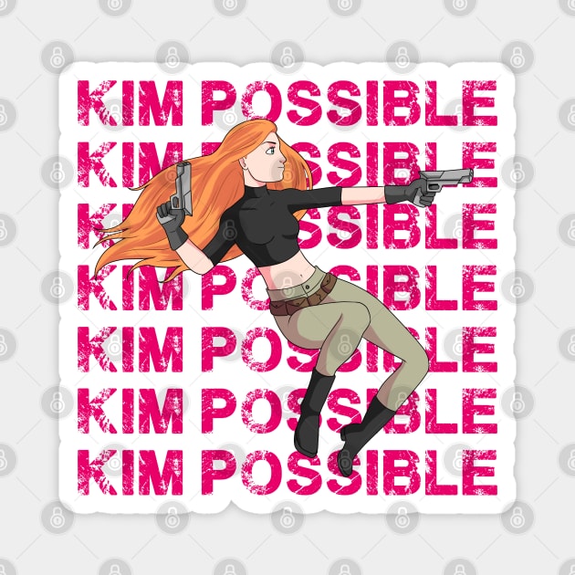 Kim Possible Magnet by ribeironathana