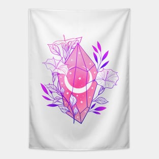 Moonflower crystal Tapestry