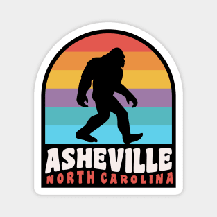 Asheville North Carolina Bigfoot Sasquatch Blue Ridge Mountains Magnet