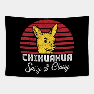 Chihuahua Funny Dog Pet Vintage Design Tapestry