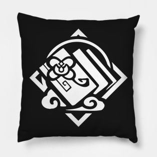 Genshin Impact Yun Jin Emblem - White Pillow