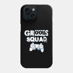 Grooms Squad Wedding Bachelor Party Groomsmen Gamer Gift Phone Case