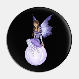 Violet Bubble Rider Pin