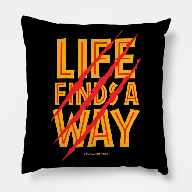 Life Finds A Way Pillow by avperth