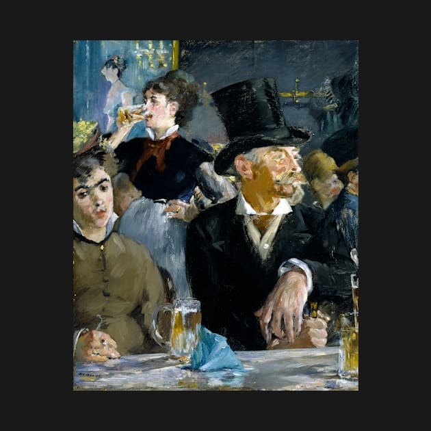 At the Cafe by Edouard Manet by Classic Art Stall