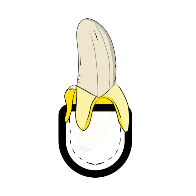 Banana in your pocket funny pun t shirt by gigglycute