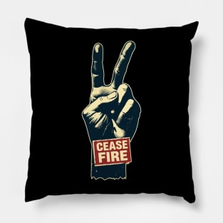 Peace and love Ceasefire Pillow