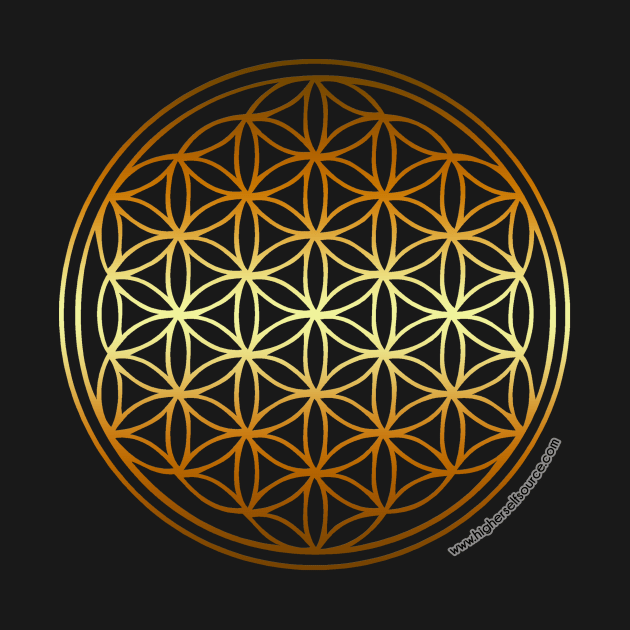 Golden Flower of Life by HigherSelfSource