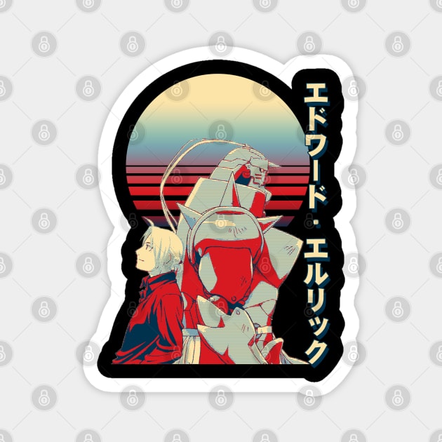 Edward Elric Magnet by Retrostyle