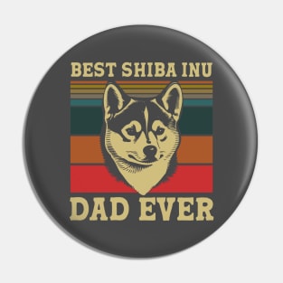 Best Shiba Inu Dad Ever Pin