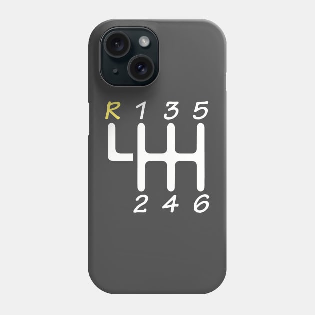 Stick Shift Phone Case by Lamink