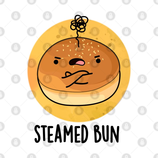 Steamed Bun Cute Food Pun by punnybone