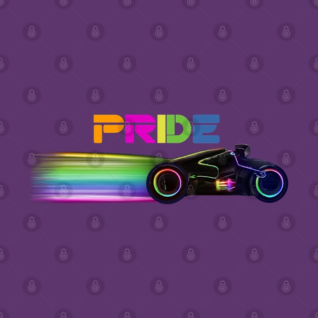 Tron Pride Cycle by DistractedGeek