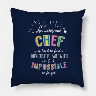 An awesome Chef Gift Idea - Impossible to Forget Quote Pillow