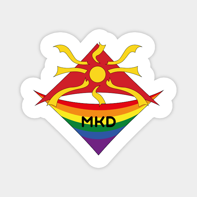 Macedonia  pride flag Magnet by Pride_Art