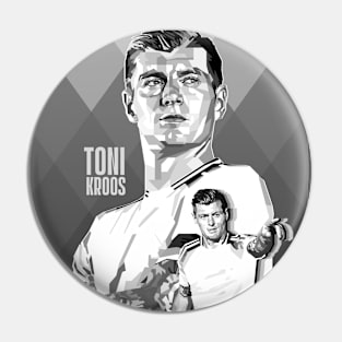 Toni Kroos Germany Greyscale Pin