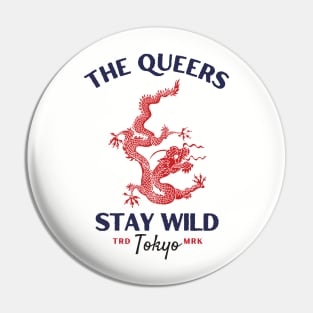 the queers red dragon Pin