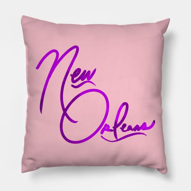 New Orleans Pillow by Stephanie Kennedy 