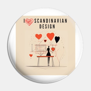 I love Scandinavian design Pin