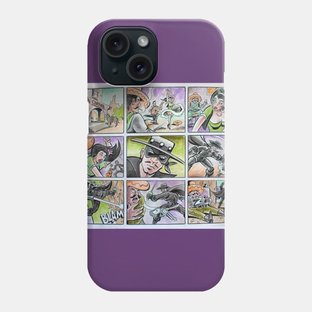 Zorro's Cantina Phone Case by BennettBlackLight