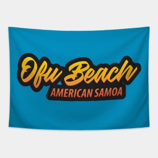 Ofu Beach American Samoa Sunset Islands Tapestry