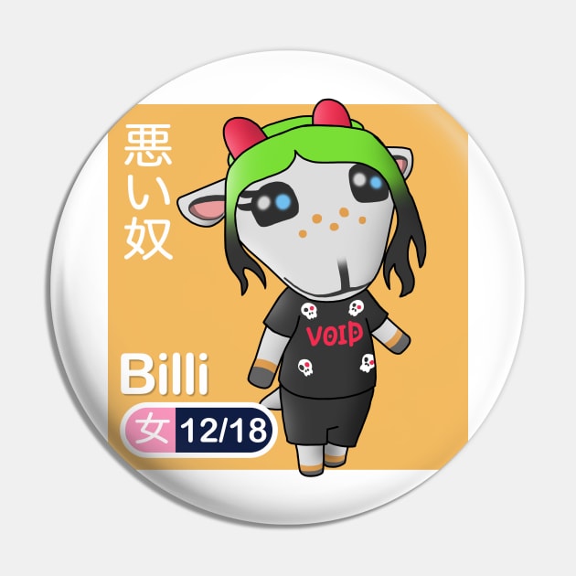 Billi Goat Pin by Riki Prosper