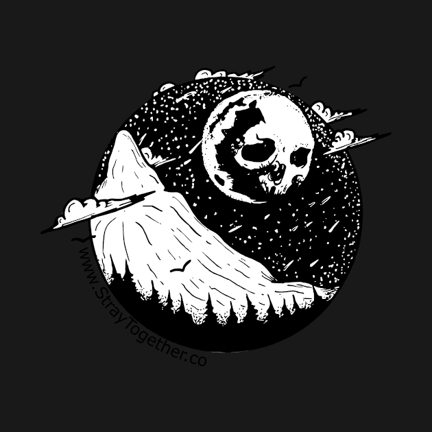 Skull Moon by StrayTogether