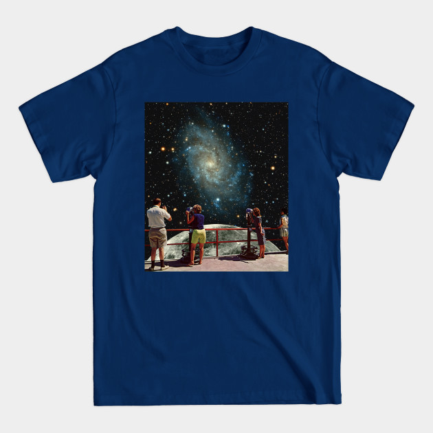 Disover Galaxy view collage art - Vintage Collage Art - T-Shirt