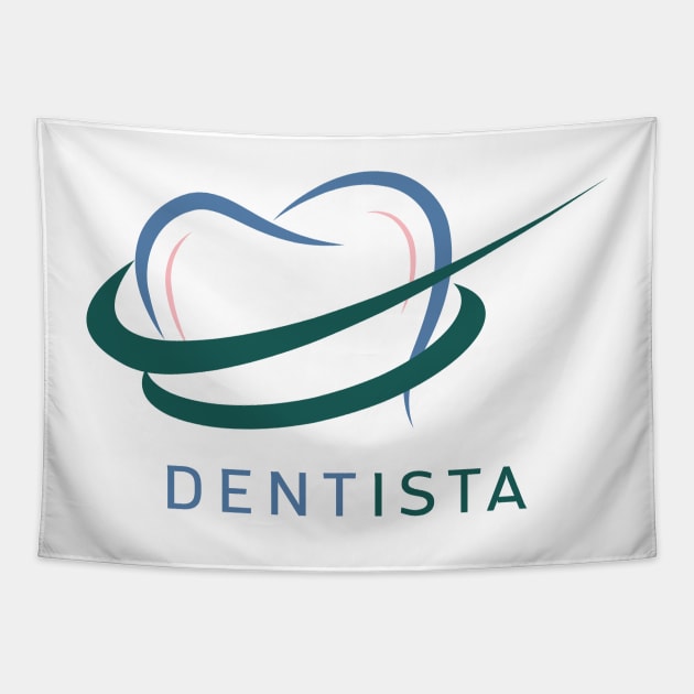 Dentist and dentistry clinic vector logo design. Tapestry by AlviStudio