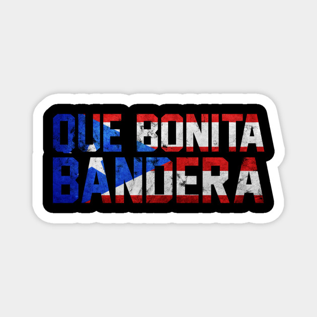 Boricua Que Bonita Bandera Boricua Puerto Rico Magnet Teepublic A collage of pictures of the puerto rican flag. teepublic
