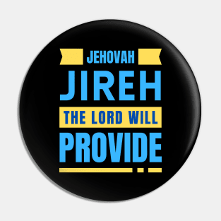 Jehovah Jireh The Lord Will Provide | Christian Pin