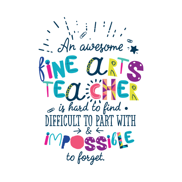 An Awesome Fine Arts Teacher Gift Idea - Impossible to forget by BetterManufaktur