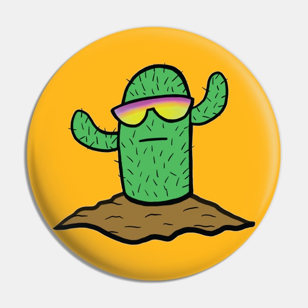 Mr. Cactus Pin by BoonieDunes