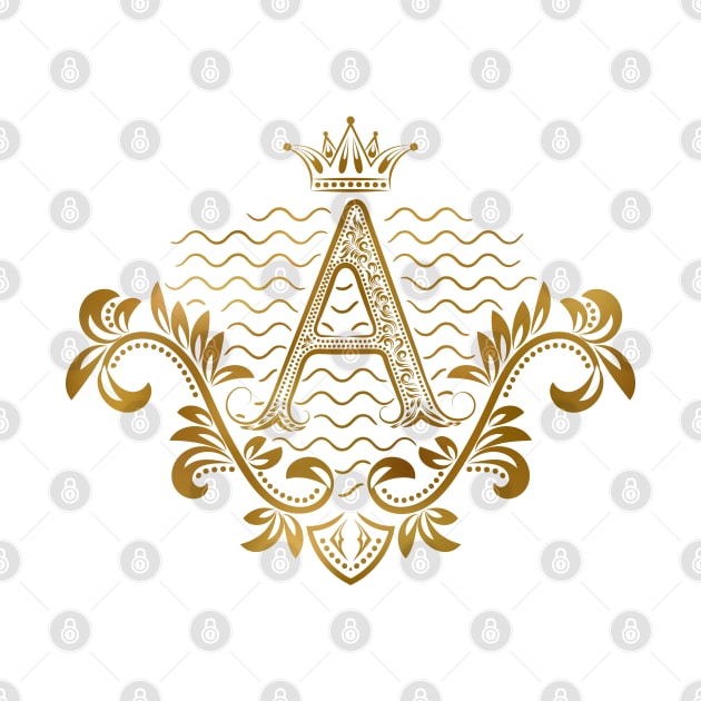 A initial royal by PrintstaBee