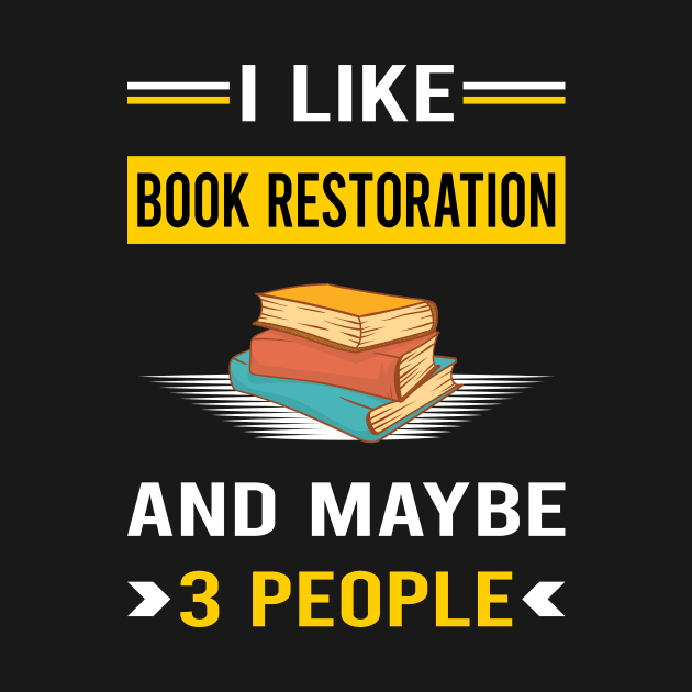 3 People Book Restoration Repair by Good Day