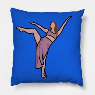 Female dancer Pillow