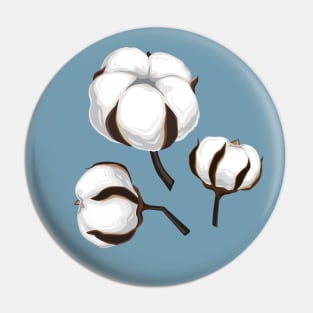 Cotton plant Pin