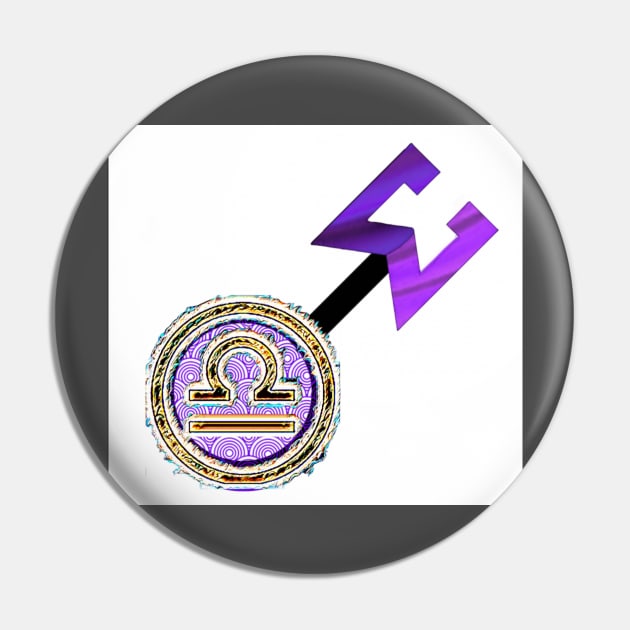 Libra Sigma Man Pin by King Me