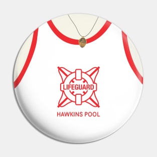 Stranger Hawkins Lifeguard Pin